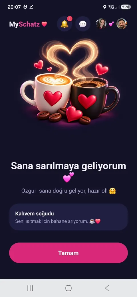 Gerçek Sarıl Bahanesi Julia gönderim ekranı